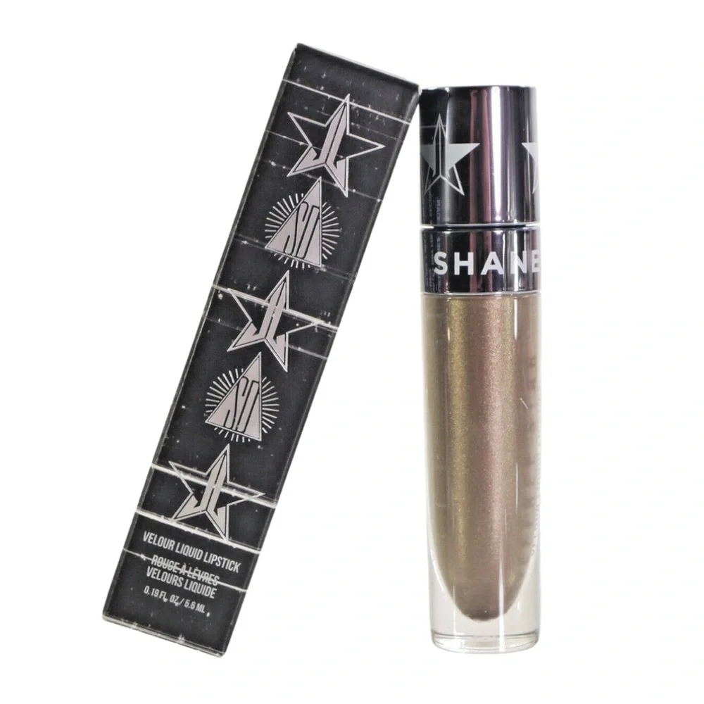 Jeffree Star Shane Metallic Bronze Velour Liquid Lipstick Futuristic Shimmery